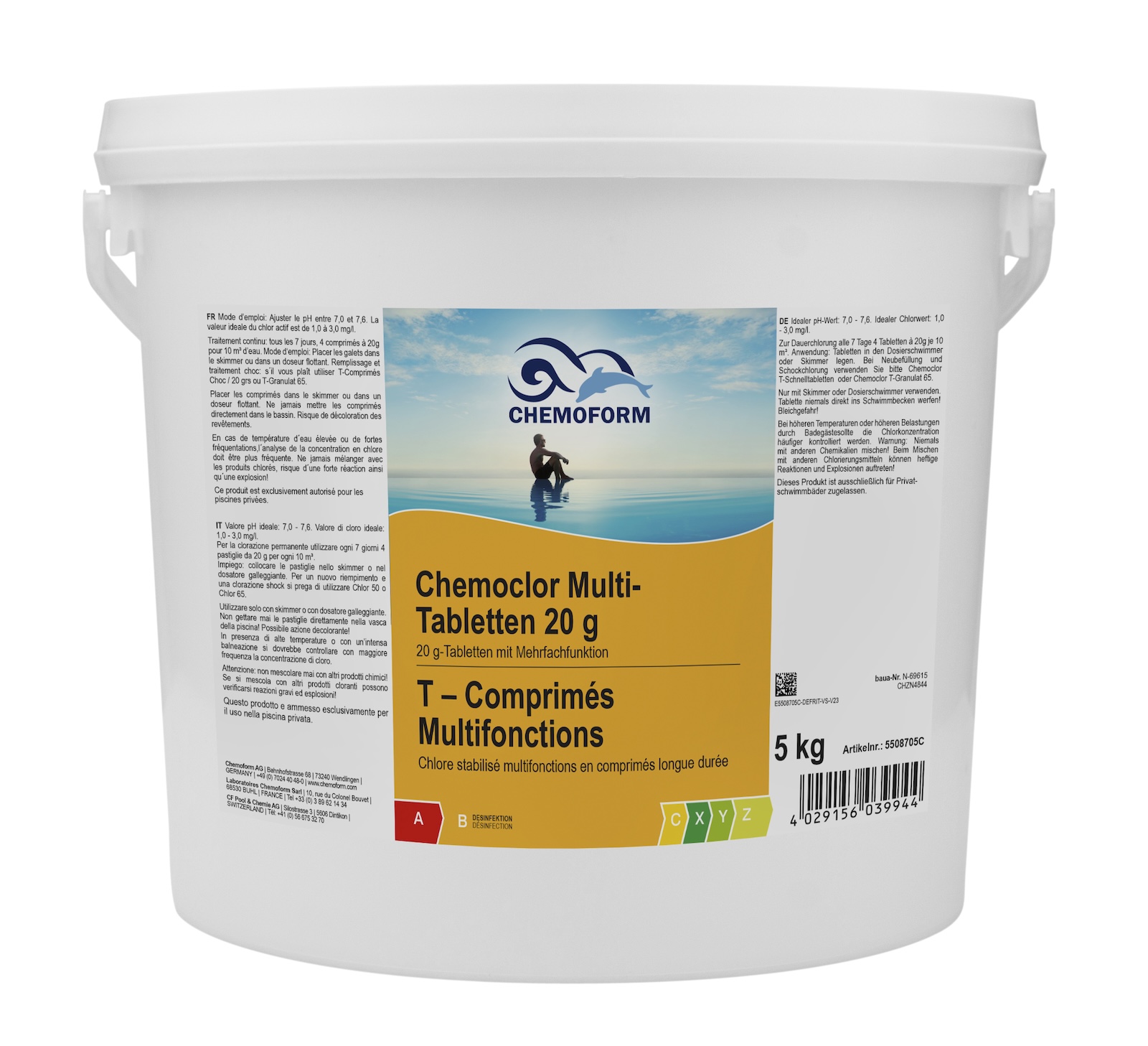 Chemoform Chemoclor Multi-Tabletten 20 g Multifunktionstabletten 5 kg
