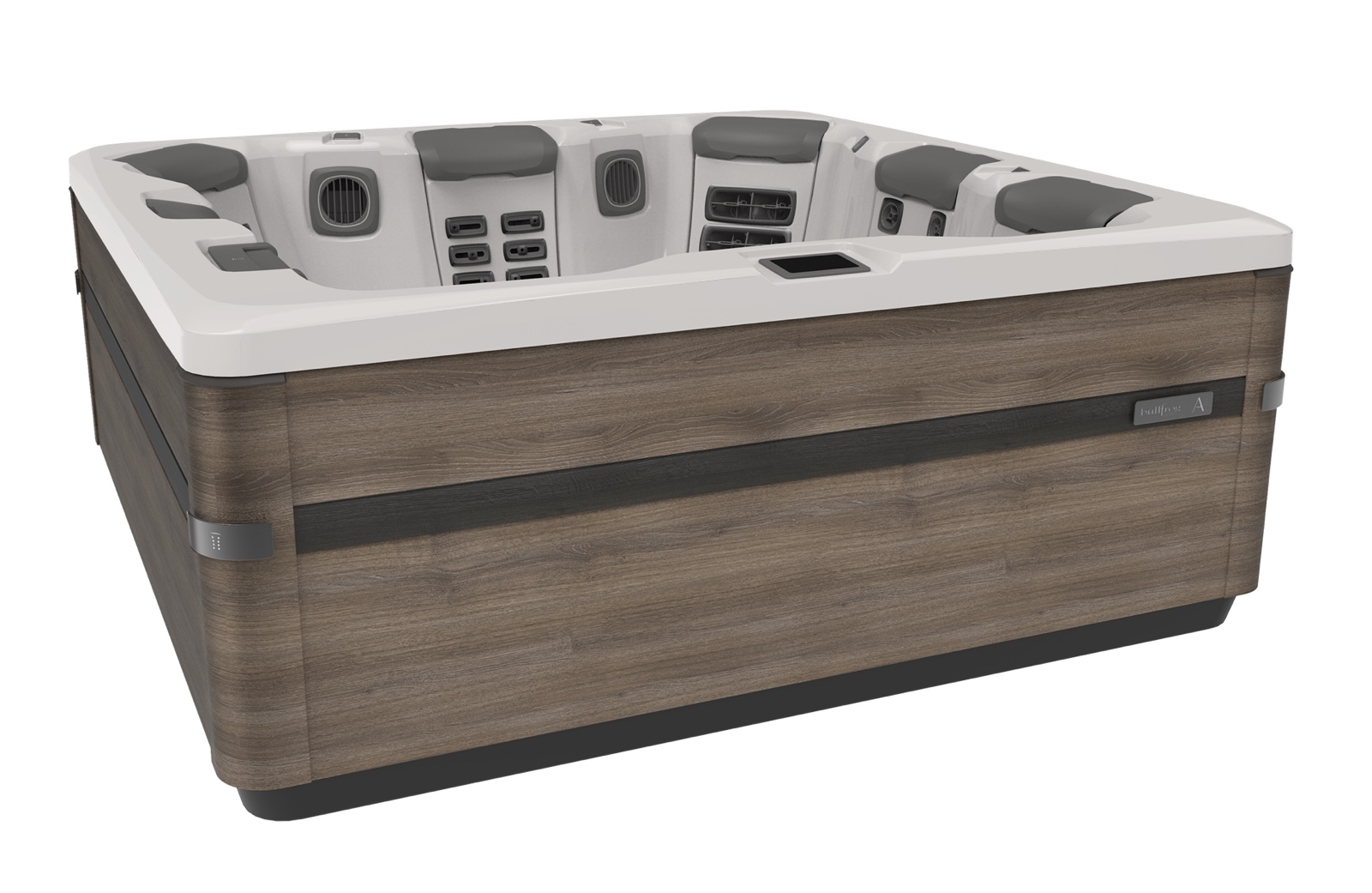 Bullfrog Spas A8L Select Whirlpool für 7 Personen 239x239x97cm Ebony / Timber