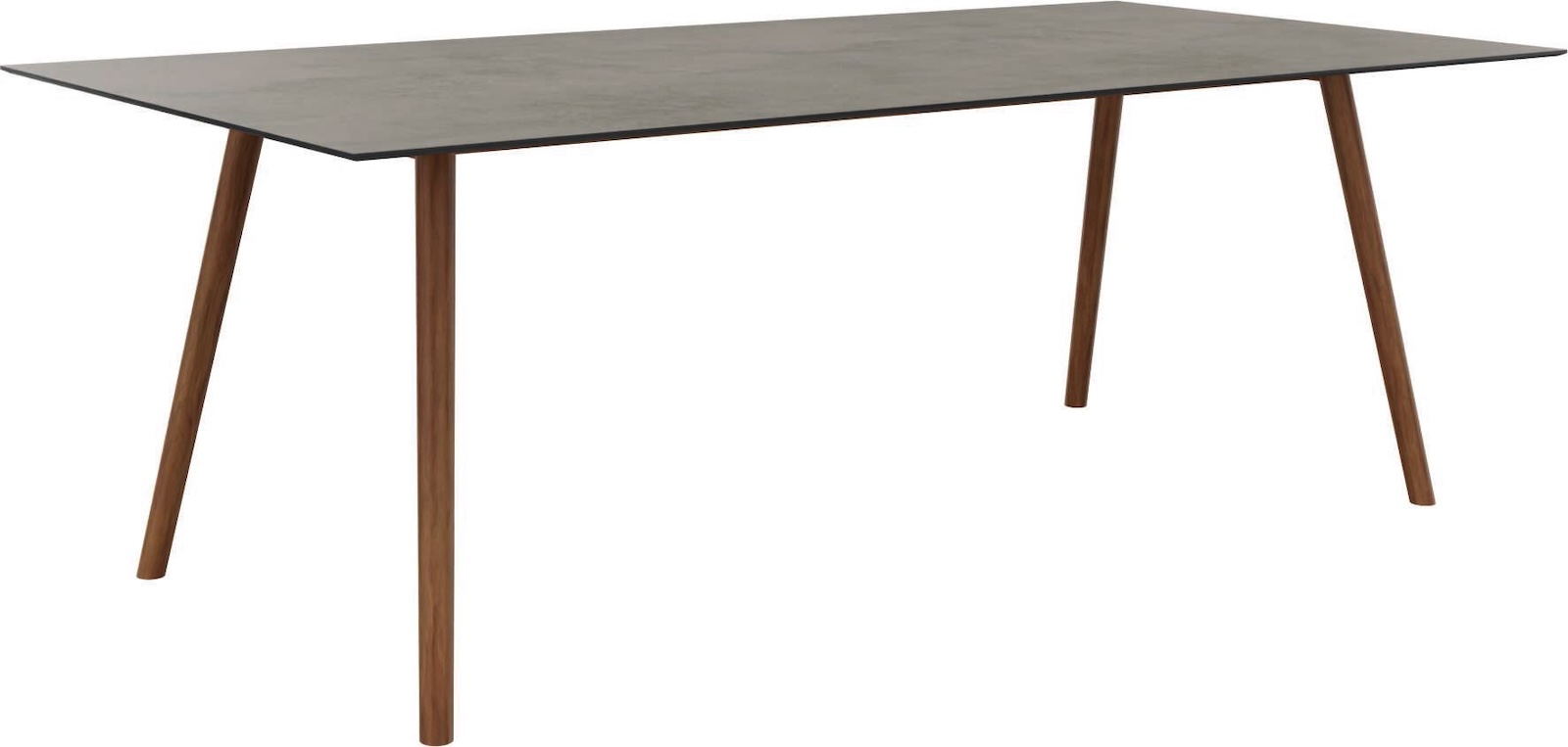 Stern Dining-Tisch Gartentisch Teakholz 220x100 cm mit wählbarer Tischplatte