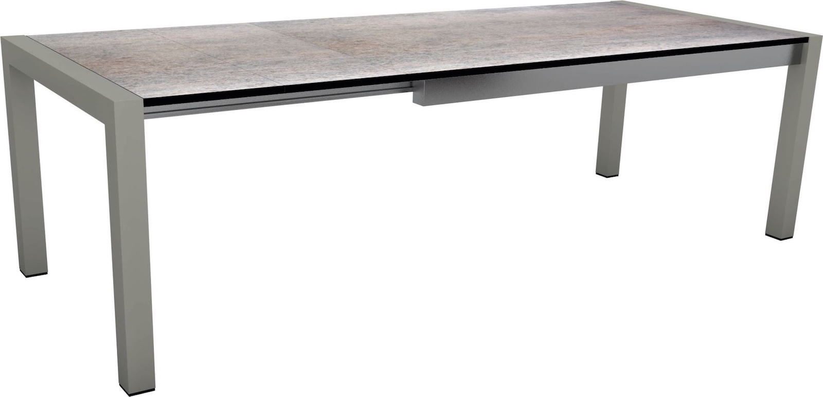 Stern Standard Ausziehtisch Gartentisch Dining-Tisch Aluminium graphit 214/294x100 cm