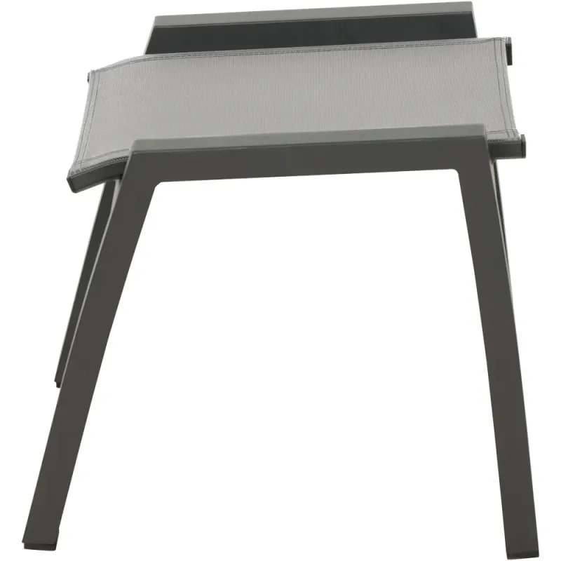 Siena Garden London Hocker – Aluminium & Ranotex in grau (N65761)