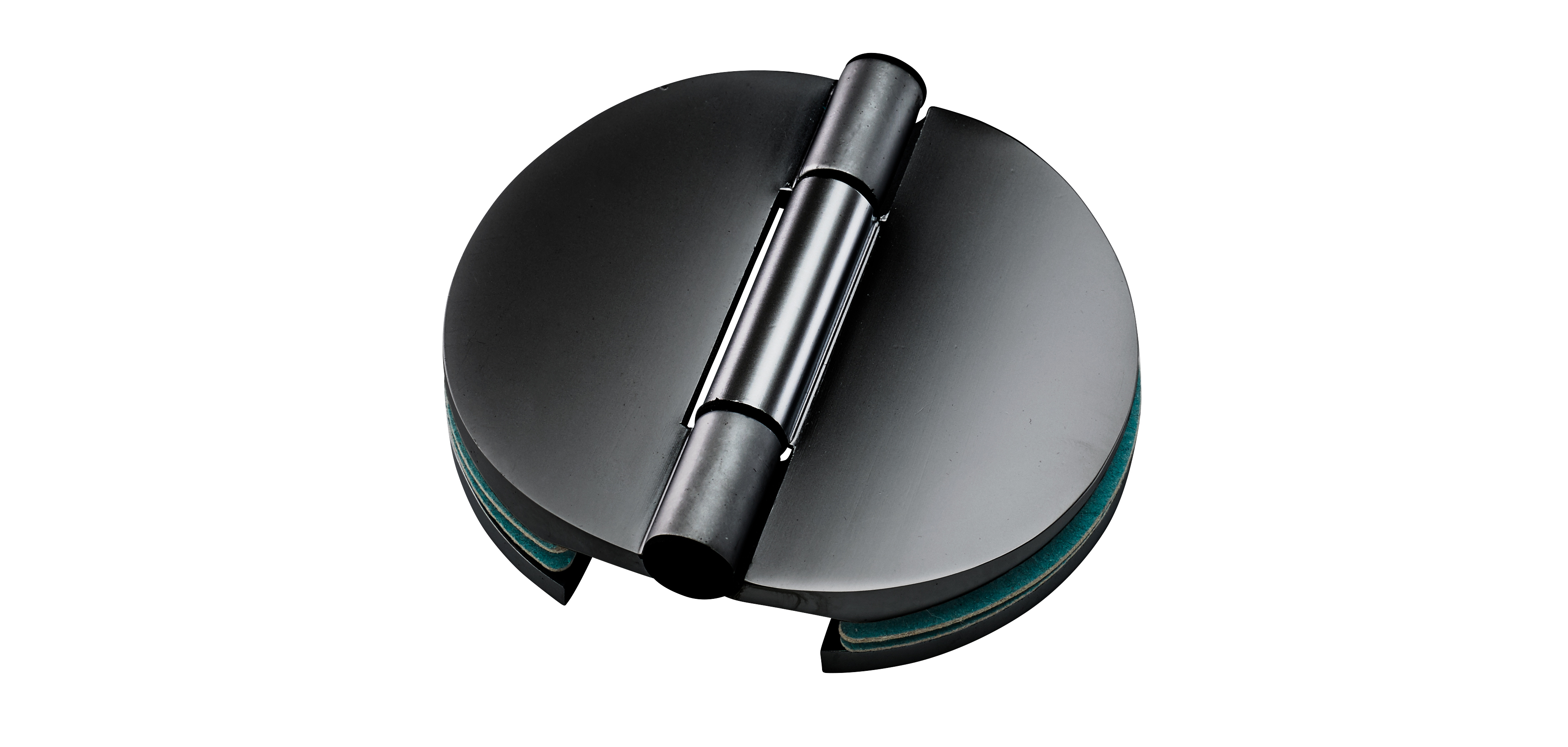 Infraworld Doppeltürband schwarz matt für 6 bzw. 8 mm Glastür Saunatür