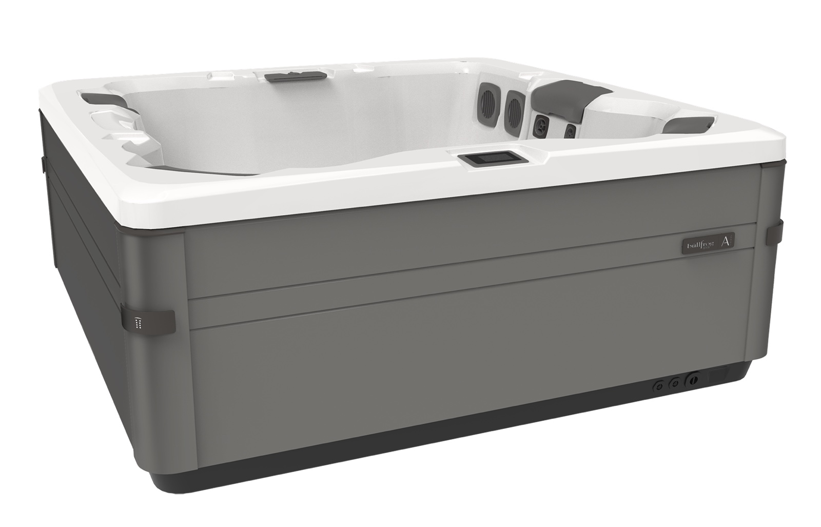 Bullfrog Spas A7L Choice Whirlpool für 6 Personen 224x224x92cm  Coastal Grey