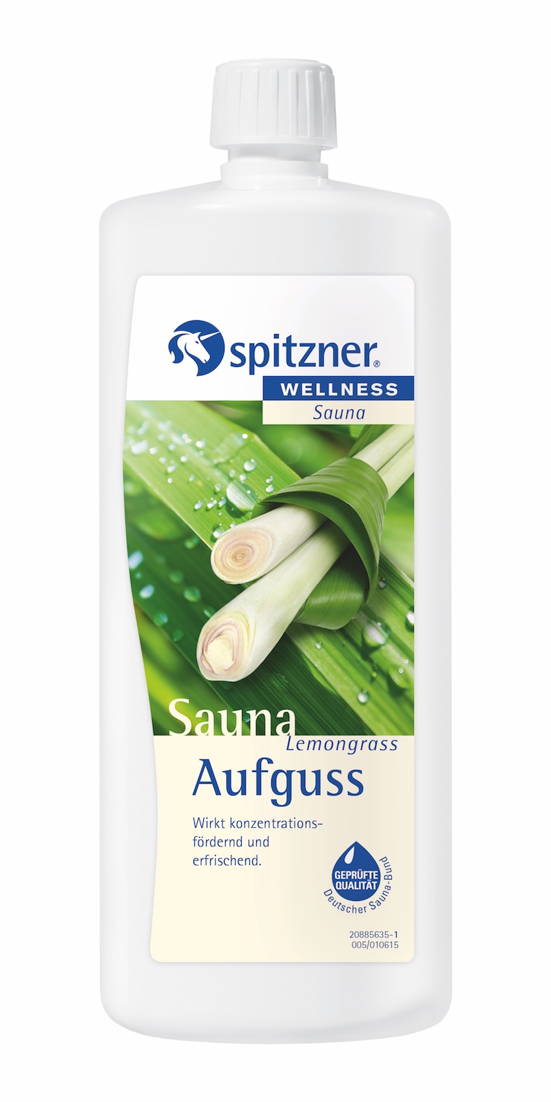Spitzner Saunaaufguss Lemongrass 1 Liter (1000 ml) Konzentrat 8850079