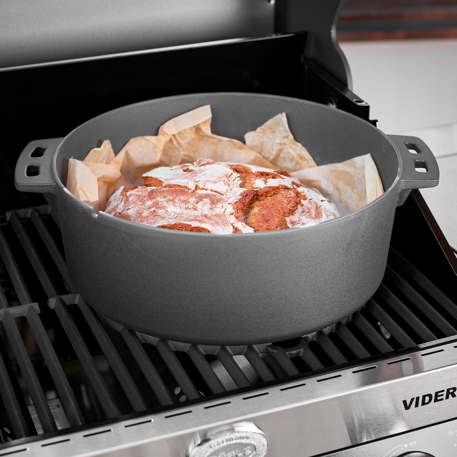Rösle Dutch Oven Vario Ø 35 cm aus emailliertem Gusseisen 8,5 Liter 250425
