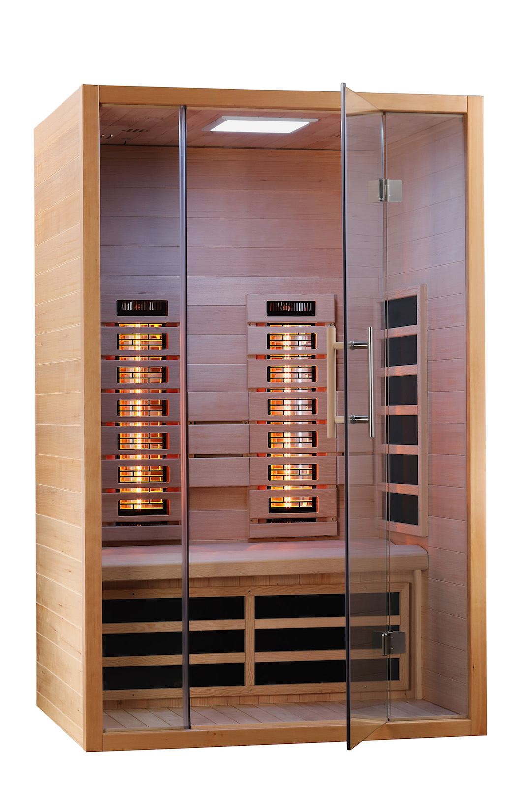 VITALhome Sunlight 120 Infrarotkabine mit Sunlight Infrarotstrahler ca. 120x105x190cm