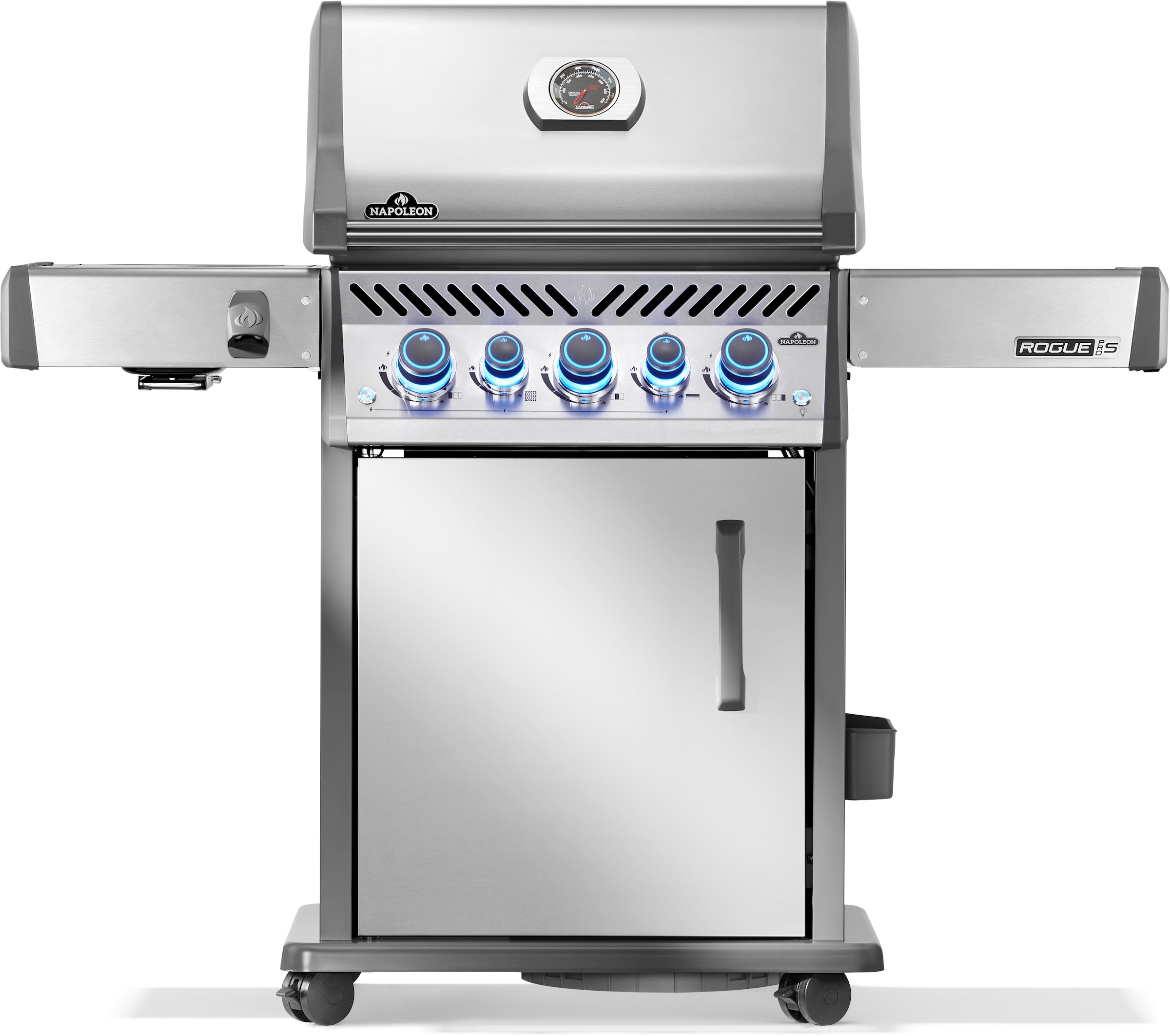 Napoleon Rogue PRO-S 425 Edelstahl Gasgrill mit SIZZLE ZONE & Edelstahl Rosten RPS425RSIBPSS-2-DE