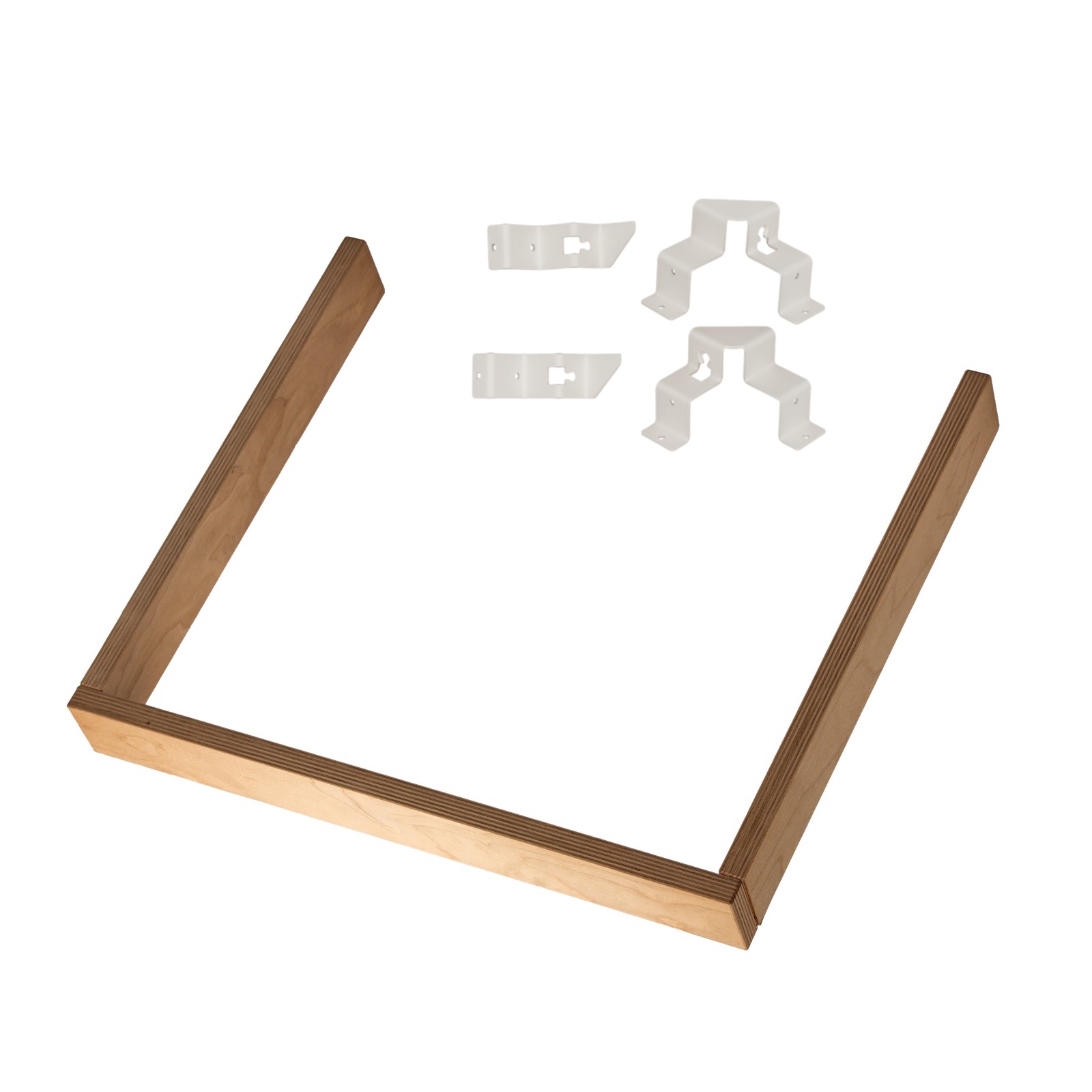 HUUM Core Wall Combi Schutzgeländer inkl. Halter in Weiß Safety Railing