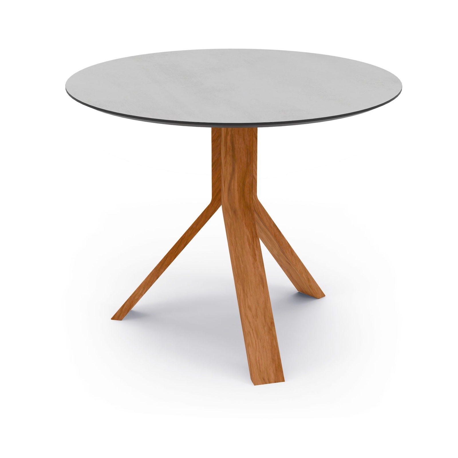 Stern Freddie Beistelltisch Gartentisch Teakholz Ø65 cm wählbare Tischplatte