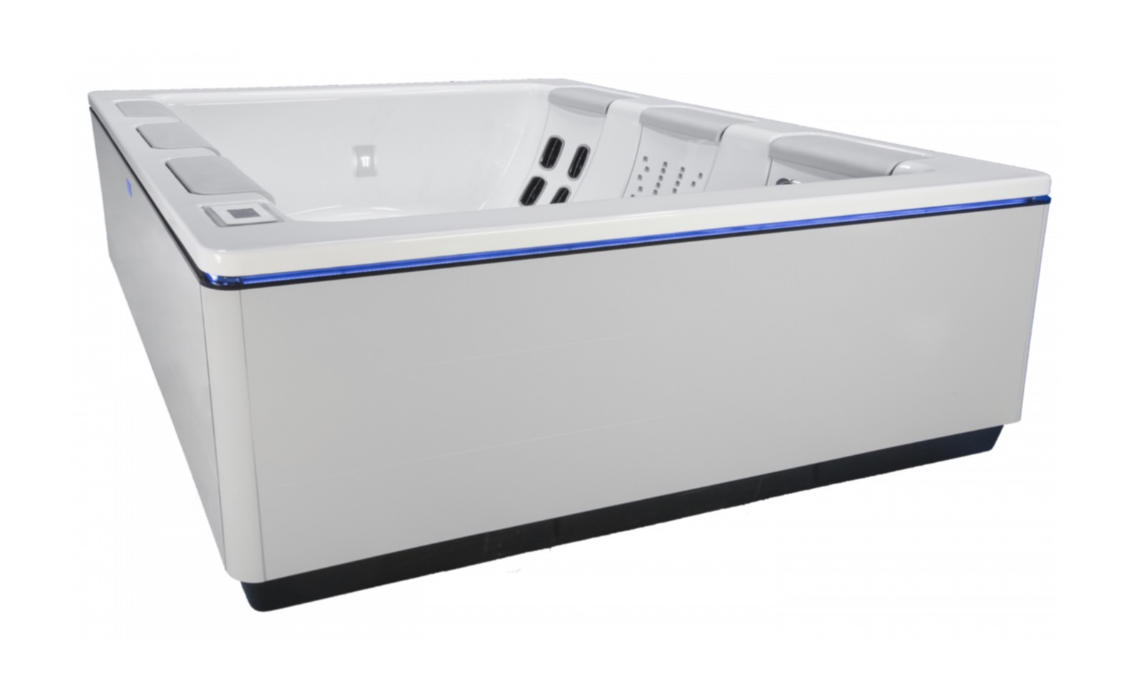 Bullfrog Spas STIL 7 Premium Whirlpool für 6 Personen 224x213x86cm Light Grey