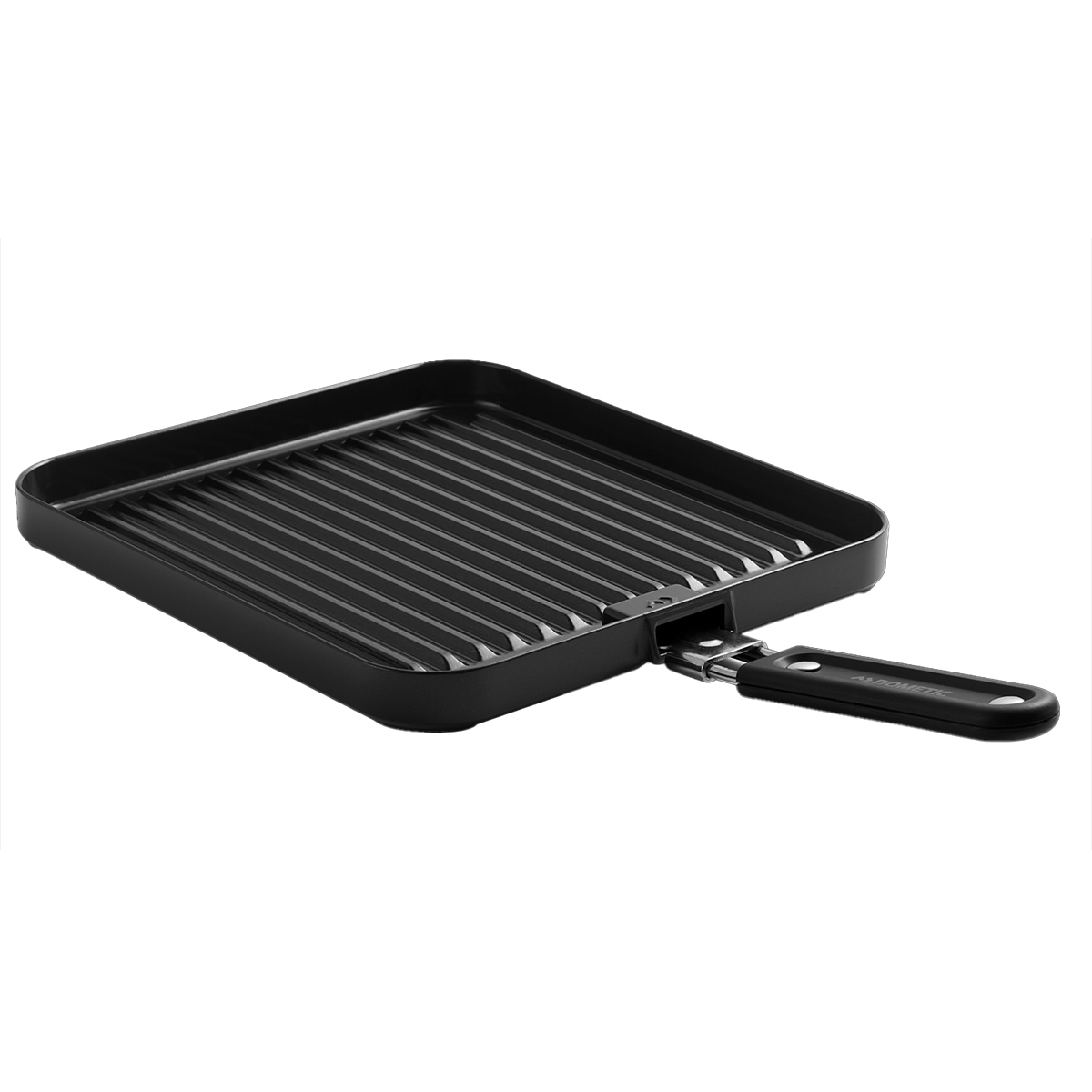 Cadac Gerippte Universal-Grillplatte für 2-Cook 3 aus Aluminium mit Griff 25 x 27 cm 98710C