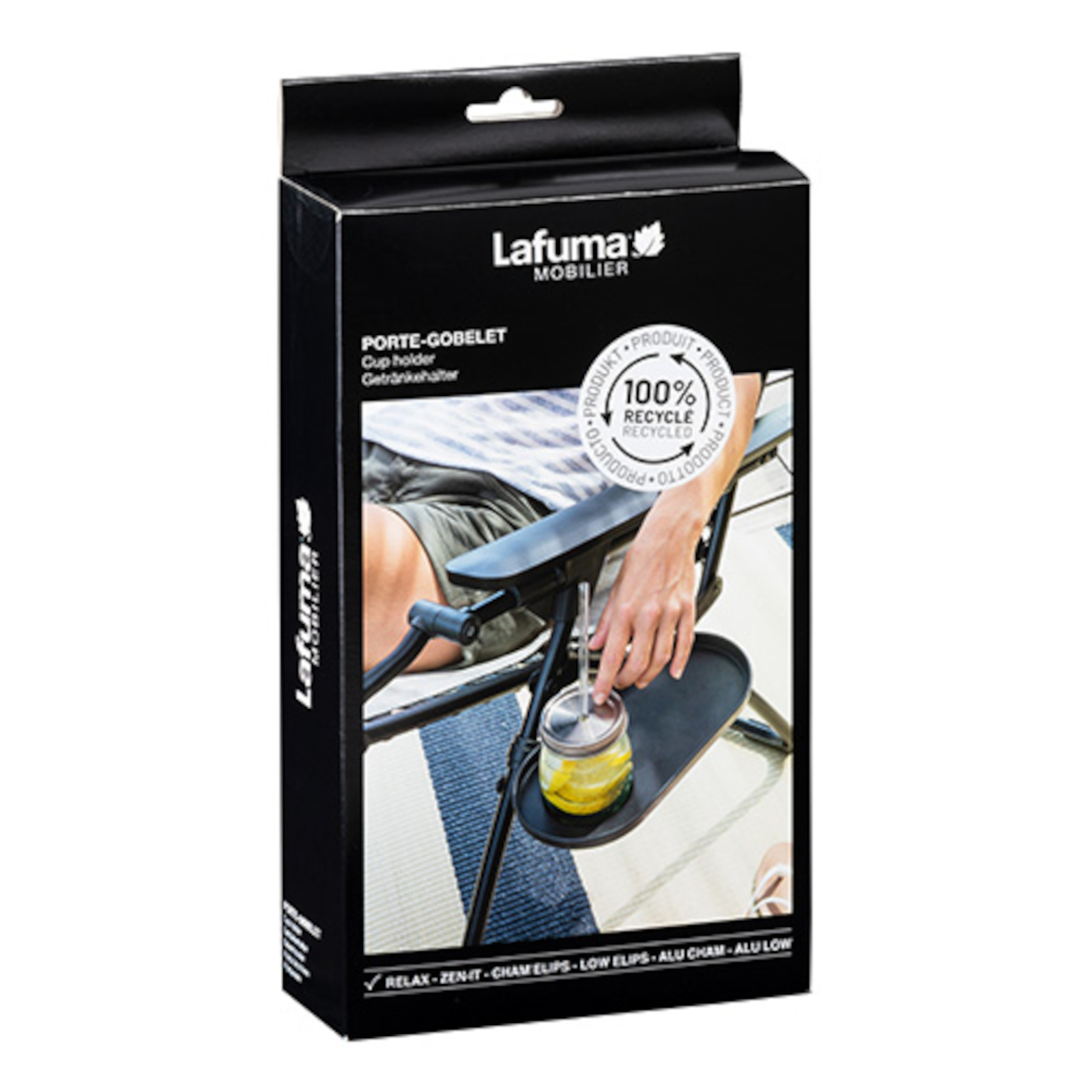 Lafuma Getränkehalter PORTE GOBELET titane Cup Holder Becherhalter LFM5255.9105