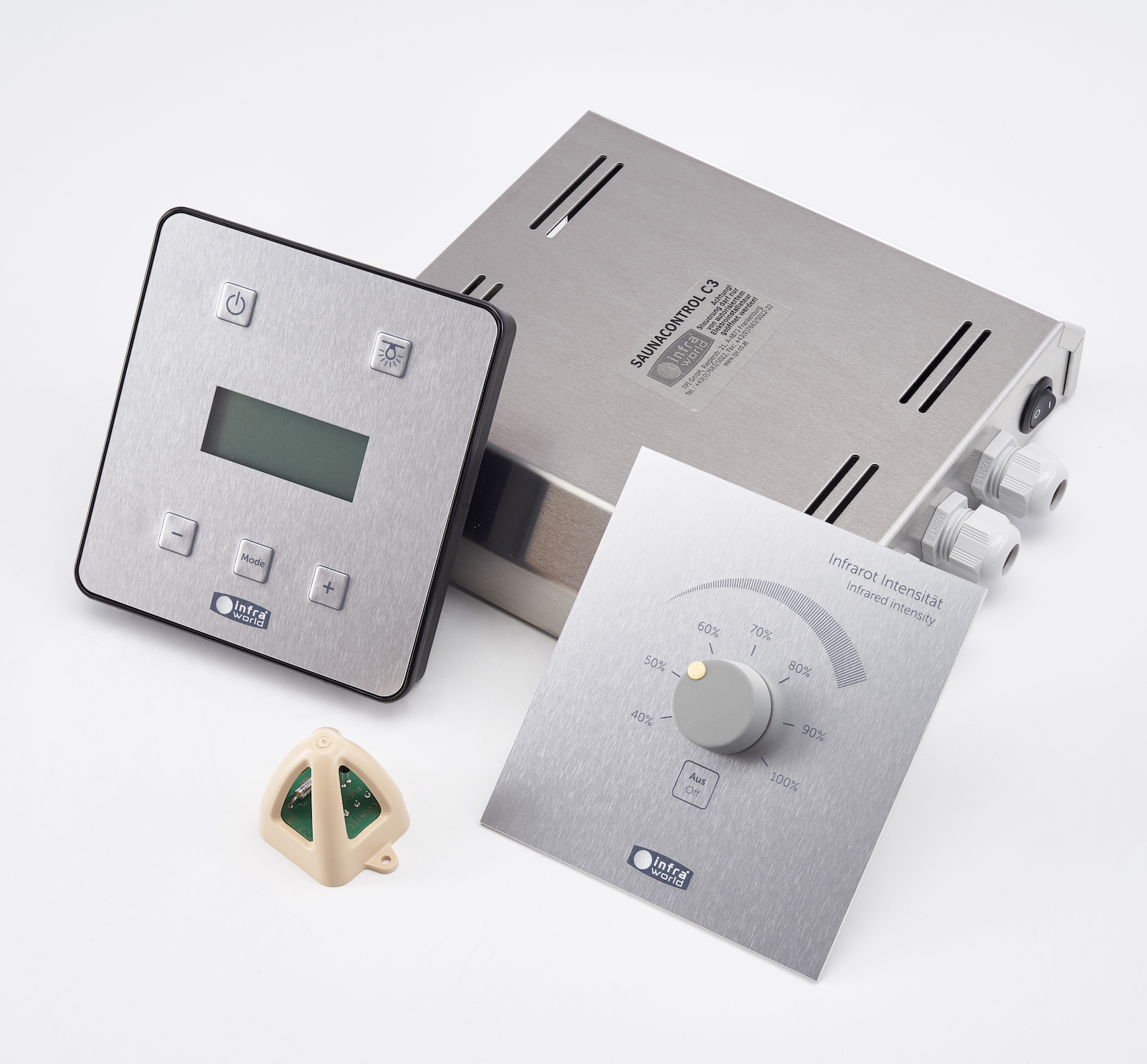 Infraworld Saunasteuerung Saunacontrol C3 für Verdampfer Saunaofen Infrarot