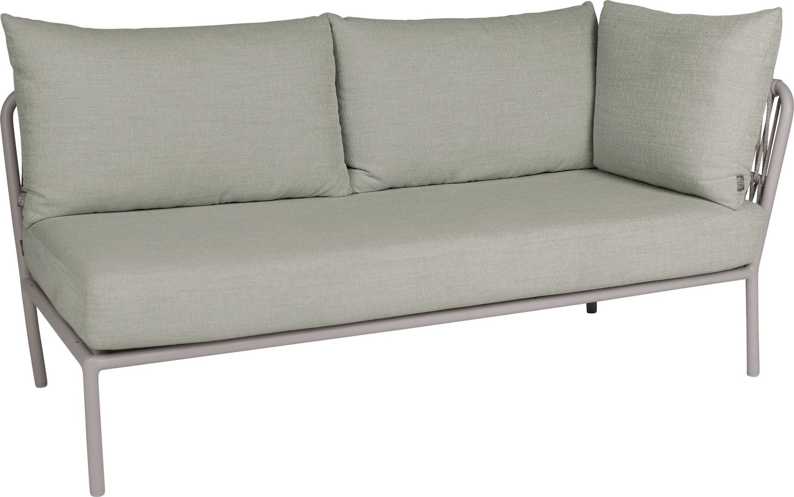 Stern Romy Lounge 2-Sitzer Element Lounge-Bank Gartensofa Lounge-Sofa greige/salbei