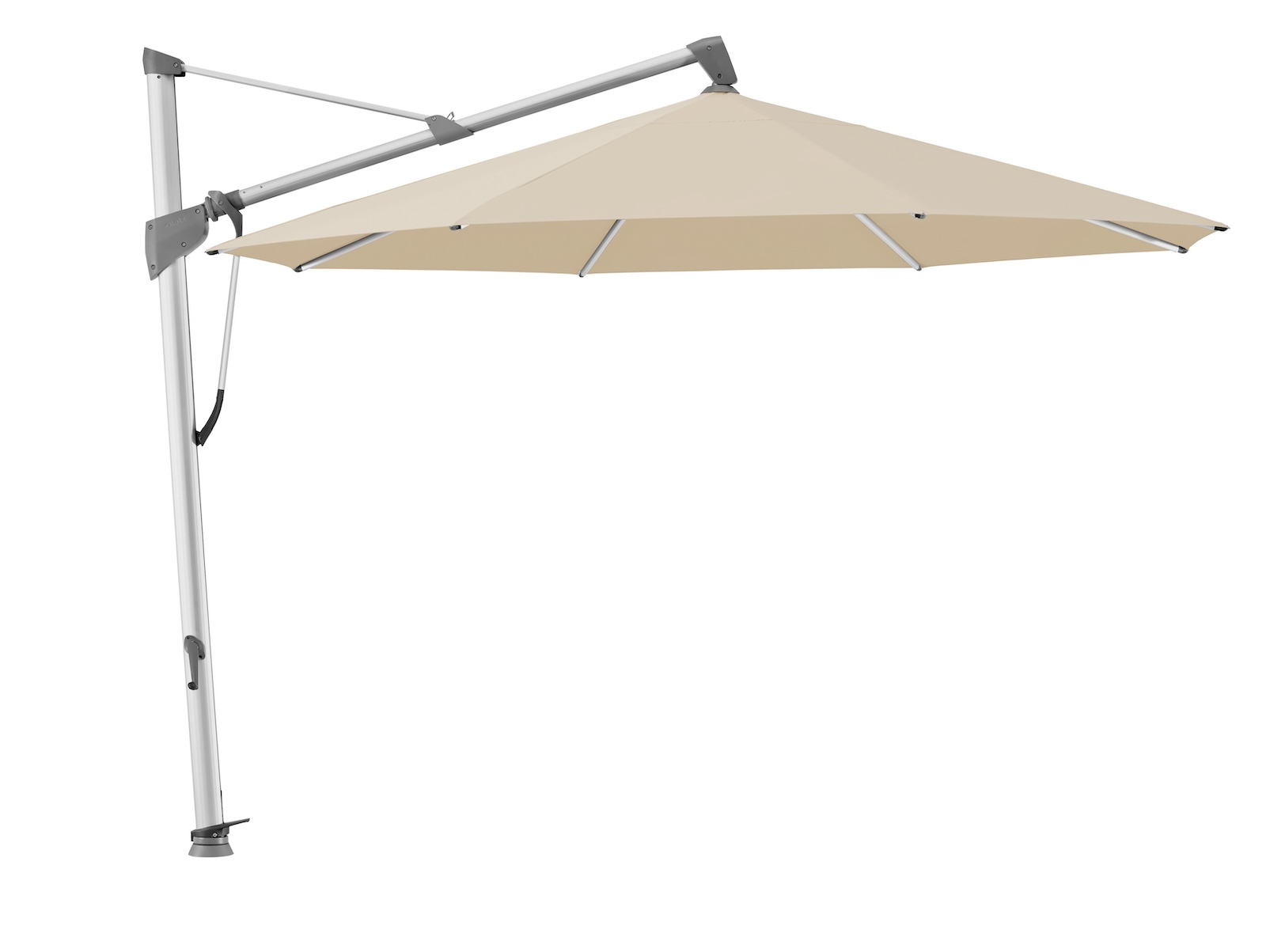 GLATZ Ampelschirm SOMBRANO® S+ rund ø 400 cm Freiarmschirm Farbe 422 Cream