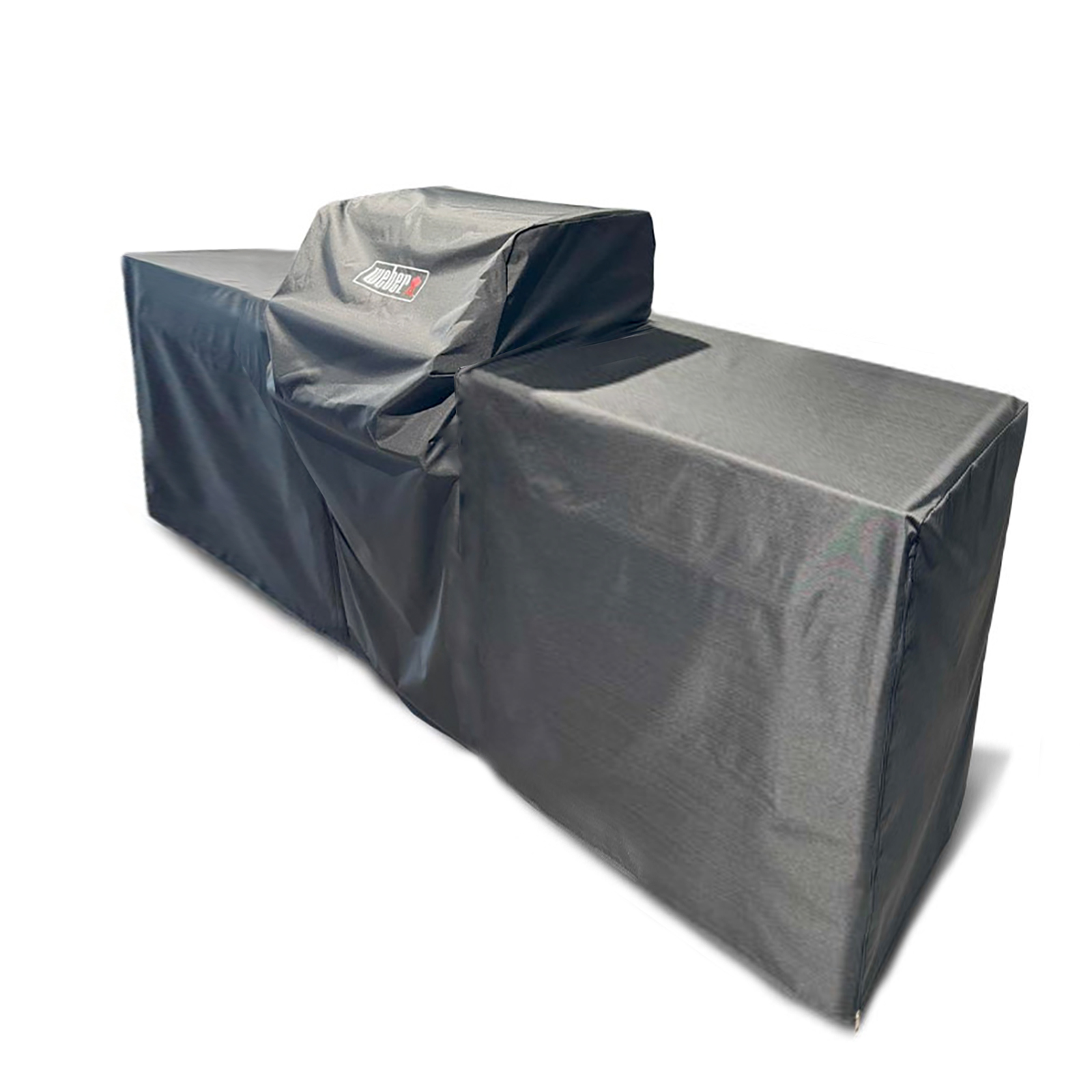 BBQ Kitchen Premium Abdeckhaube für 4 Module, Genesis 4-Brenner Grill zentral platziert