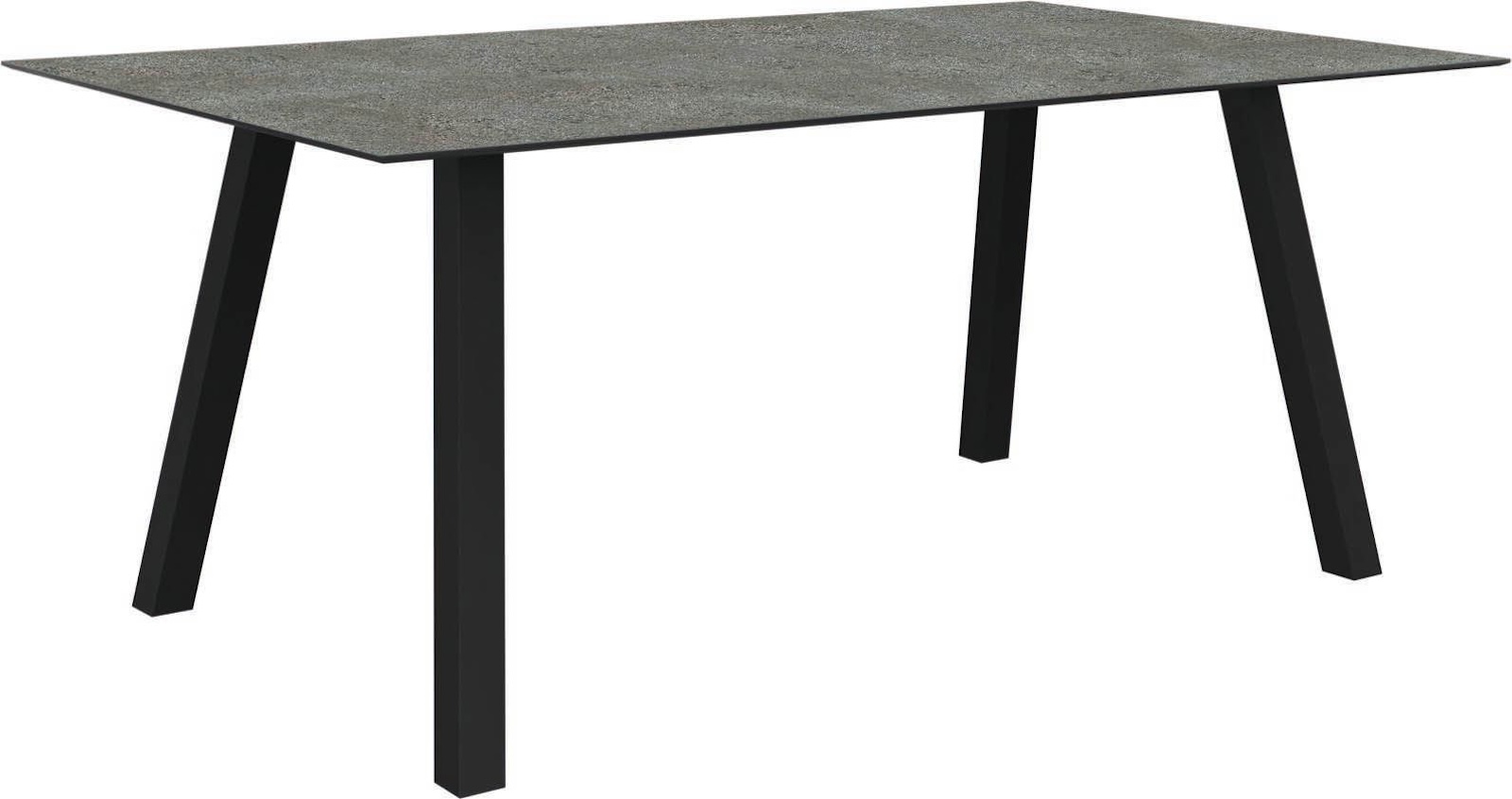 Stern Dining-Tisch Gartentisch Tisch Interno 220x100 cm Vierkantrohr Aluminium