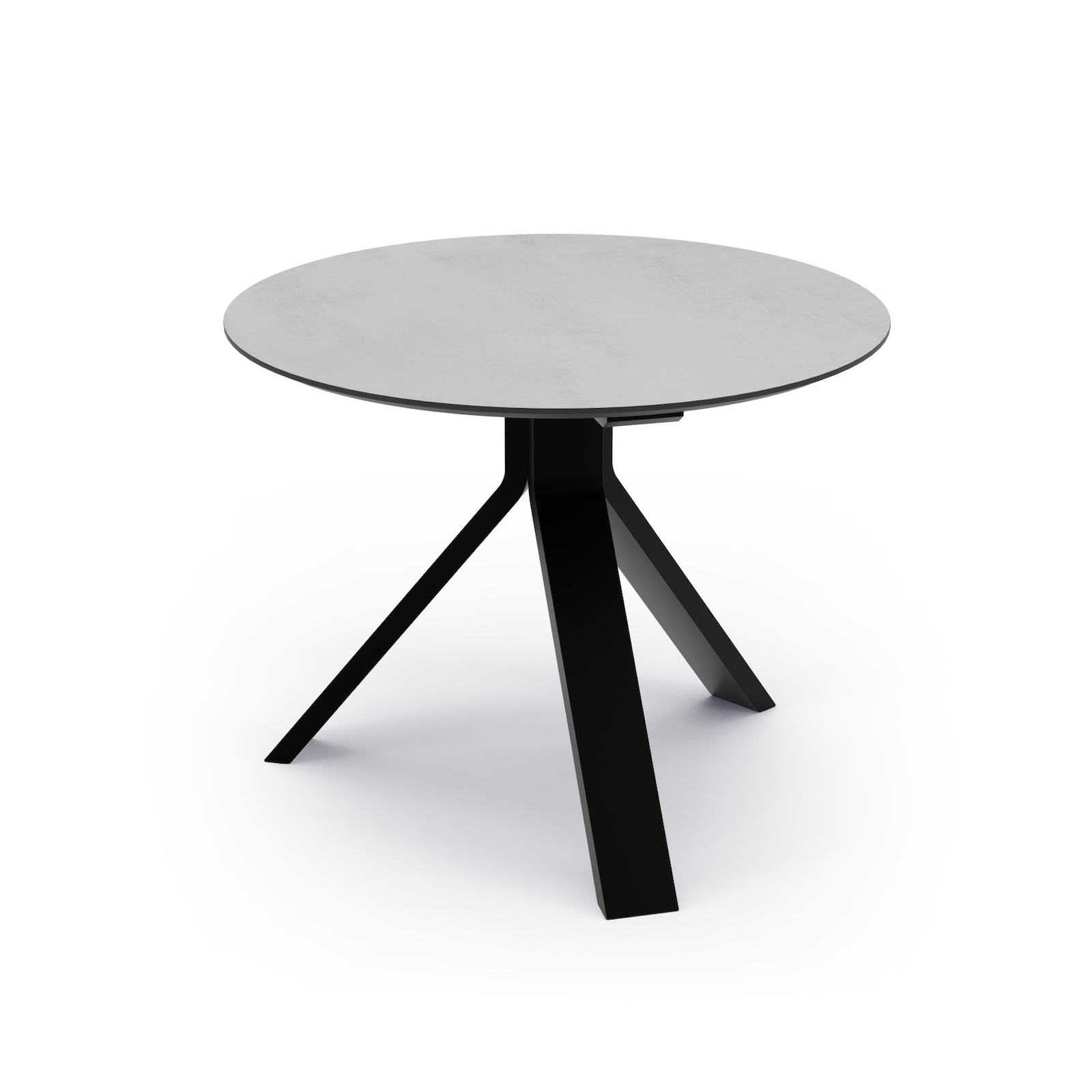 Stern Freddie Beistelltisch Gartentisch Aluminium weiß Ø65 cm wählbare Tischplatte