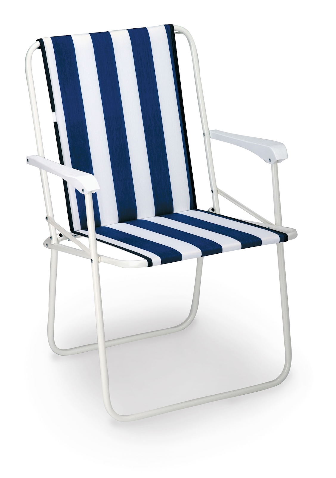 Best Chiemsee Klappstuhl Gartenstuhl Camping-Stuhl 56x53x78 cm weiß/blau