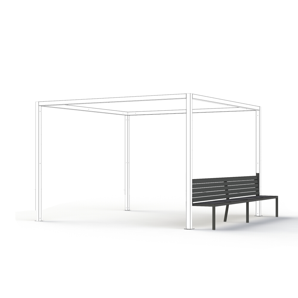 Siena Garden SCHATTENMANUFAKTUR®, Bank 150 cm P11695