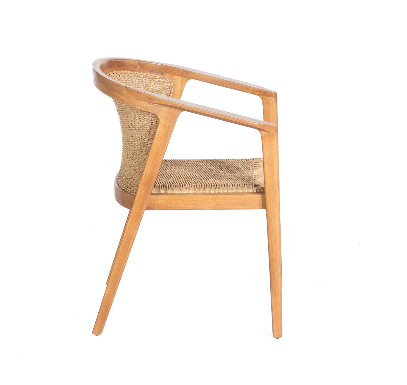 Sonnenpartner Crown Dining Sessel Gartensessel Lounge-Sessel Teakholz PE-Geflecht