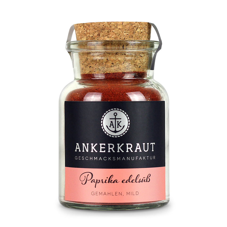Ankerkraut Paprika edelsüß Gewürz Gewürzzubereitung im Korkenglas 70 g