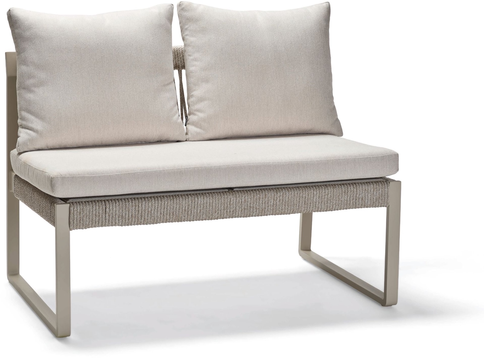 Stern Tammo 2-Sitzer Gartenbank Lounge-Bank Lounge-Sofa Aluminium mehrere Farben