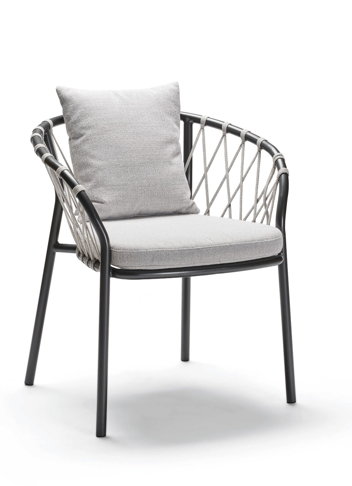 Stern Klea Stuhl Sessel Stapelstuhl Gartenstuhl Aluminium-Gestell perlgrau