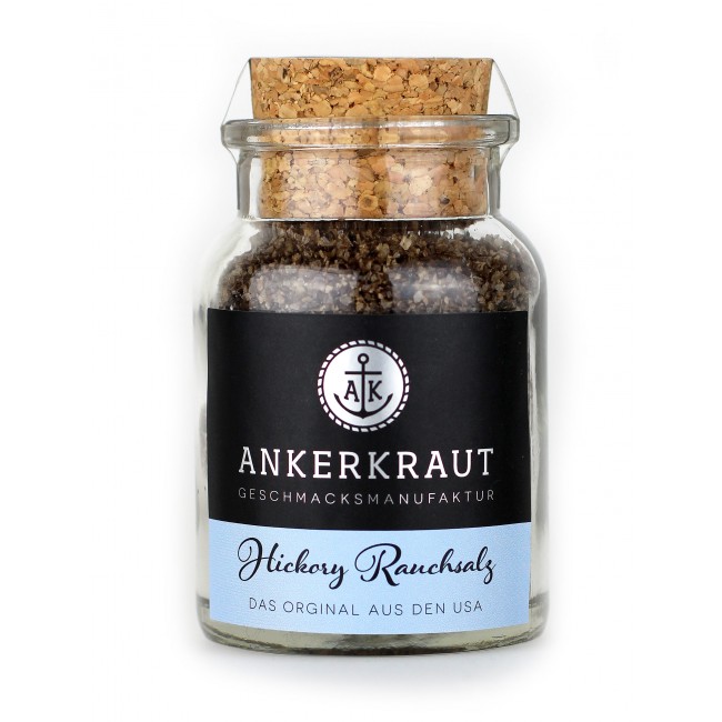 Ankerkraut Hickory Rauchsalz Gewürzsalz 75 g im Korkenglas