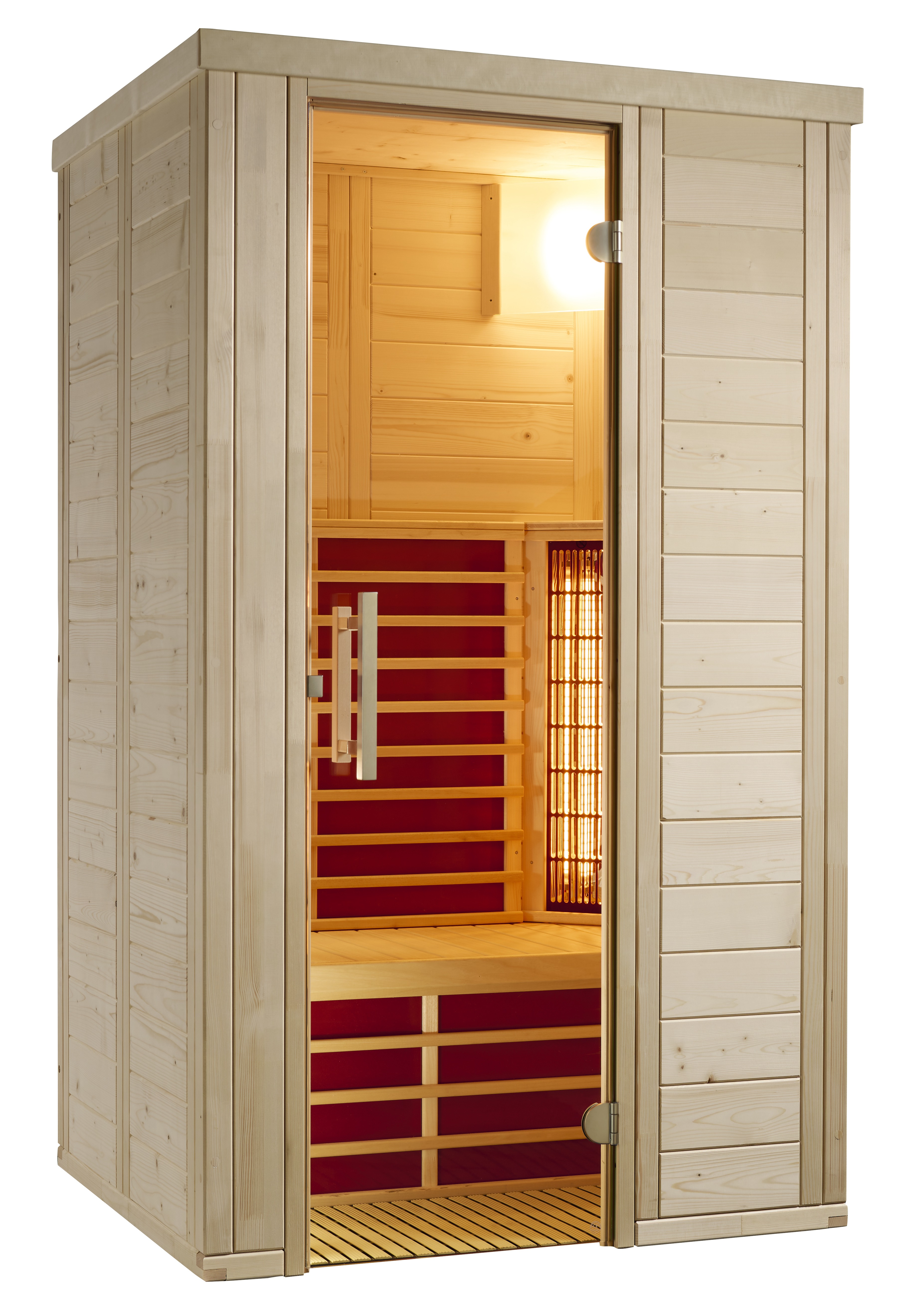 Infraworld Vario Natura 120 Infrarotkabine Infrarotstrahler Flächenheizung 120x100x195 cm