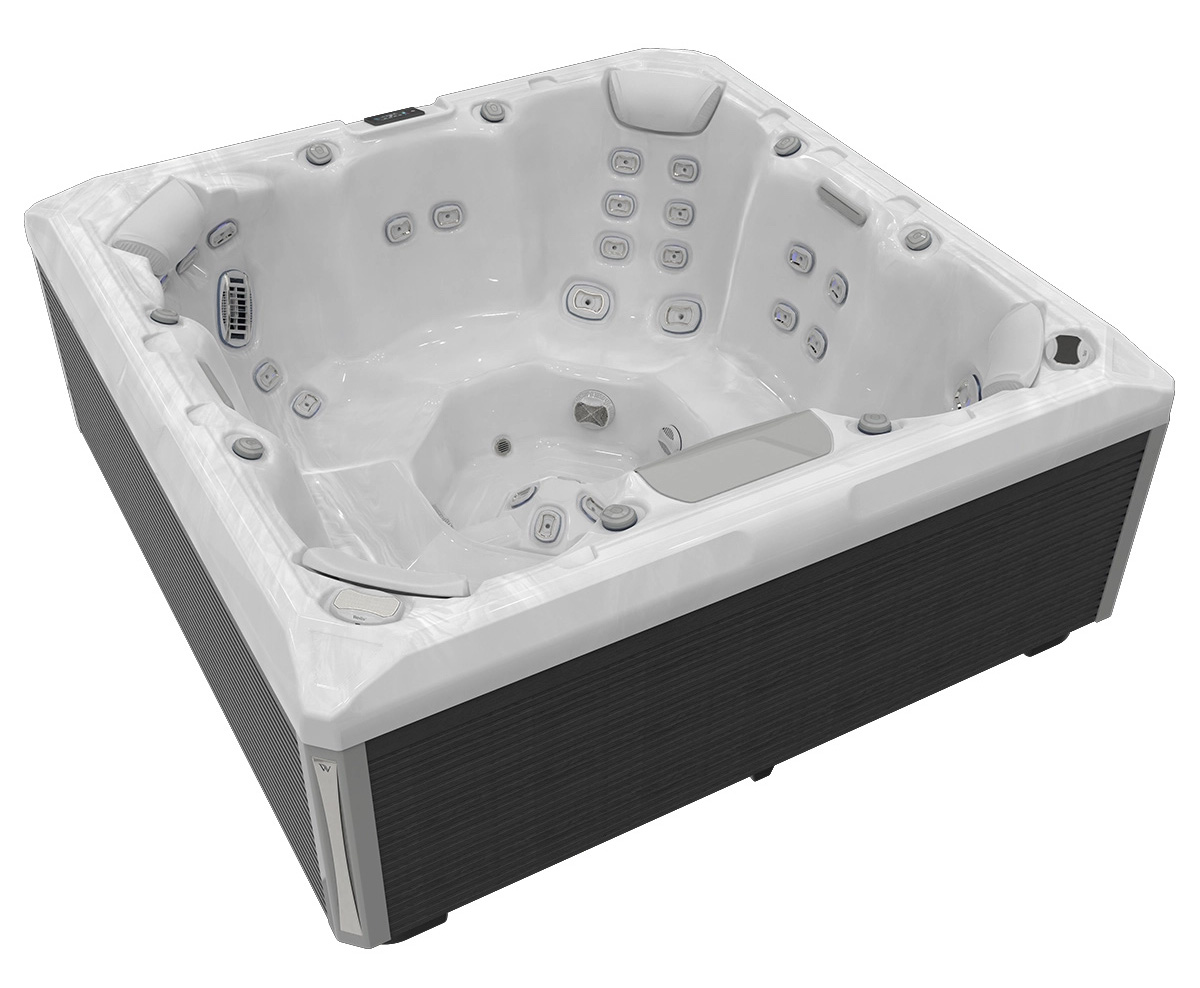 Wellis Mandala Life Premium Whirlpool Außenwhirlpool 215x215x86,5cm für 7 Personen inkl. Thermocover