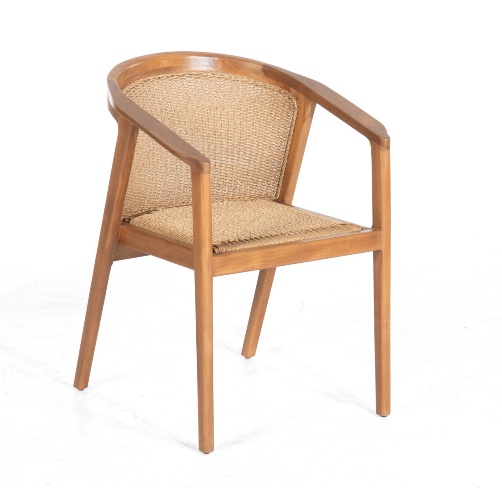 Sonnenpartner Crown Dining Sessel Gartensessel Lounge-Sessel Teakholz PE-Geflecht