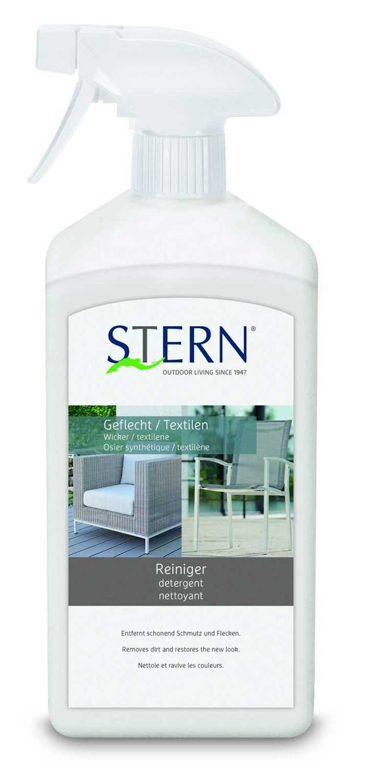 Stern Geflecht&Textilen Reiniger Geflechtreiniger Sprühflasche Polyrattan 1000ml