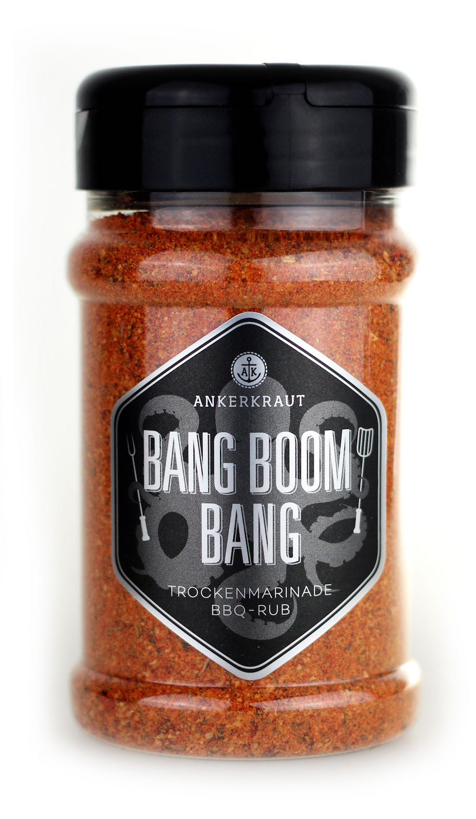 Ankerkraut Bang Boom Bang BBQ Rub Gewürzmischung im Streuer 210 g Trockenmarinade