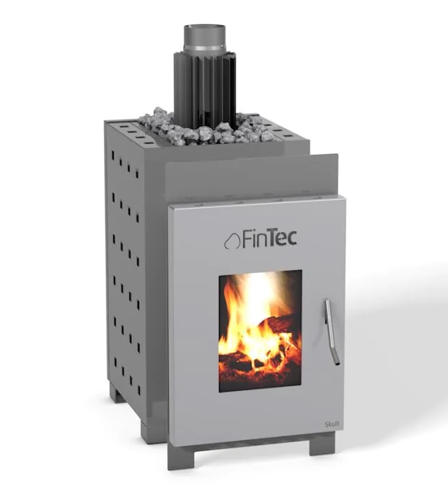 FinTec SKULT MH Holz-Saunaofen 13,9 kW holzbefeuerter Saunaofen mit BImSchV 2