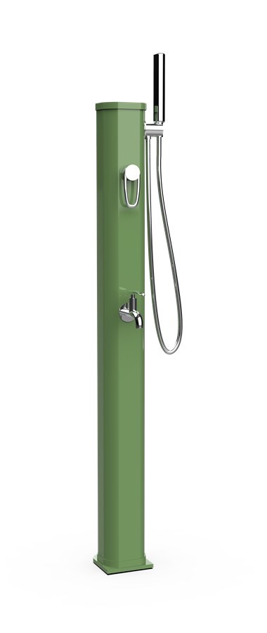 Formidra Jolly Go 20L Solardusche Gartendusche Außendusche 20 Liter Aluminium Green Asseda