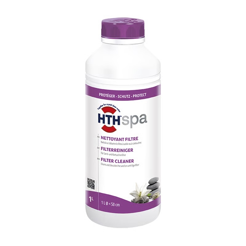hth Spa Filterreiniger 1 L (1000 ml) Filter Reiniger für Whirlpools und Spas