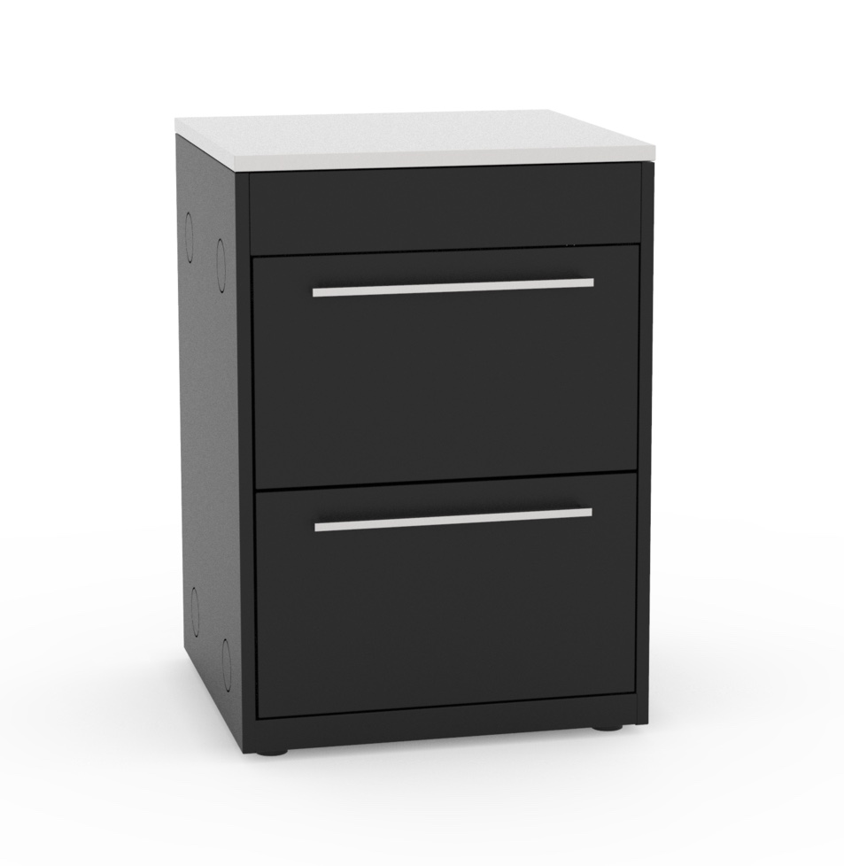 BBQ Kitchen 2-Laden-Modul für modulare Außenküche Outdoorküche BBQ1100020