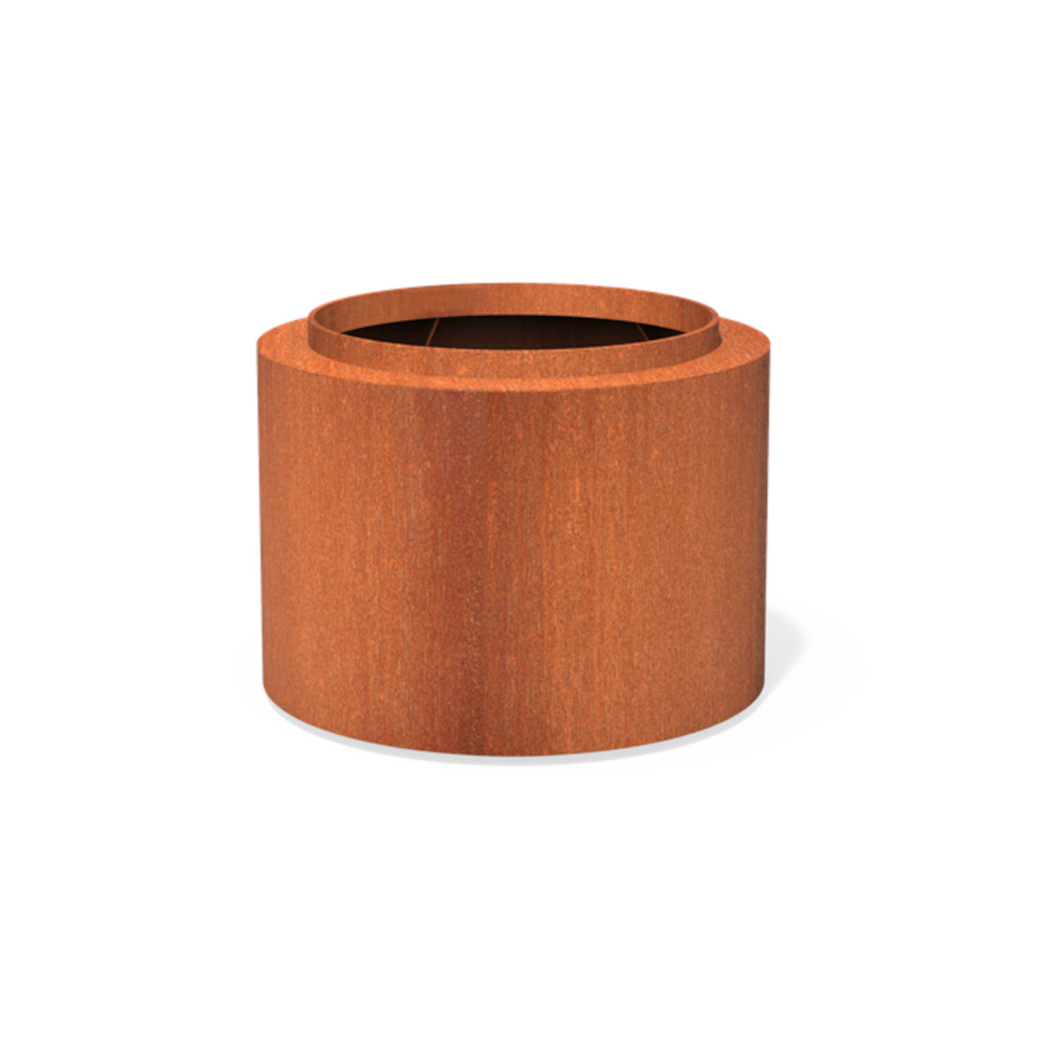 Adezz Topic Pflanzgefäß rund aus Corten-Stahl Pflanzkübel Blumentopf Blumenkübel