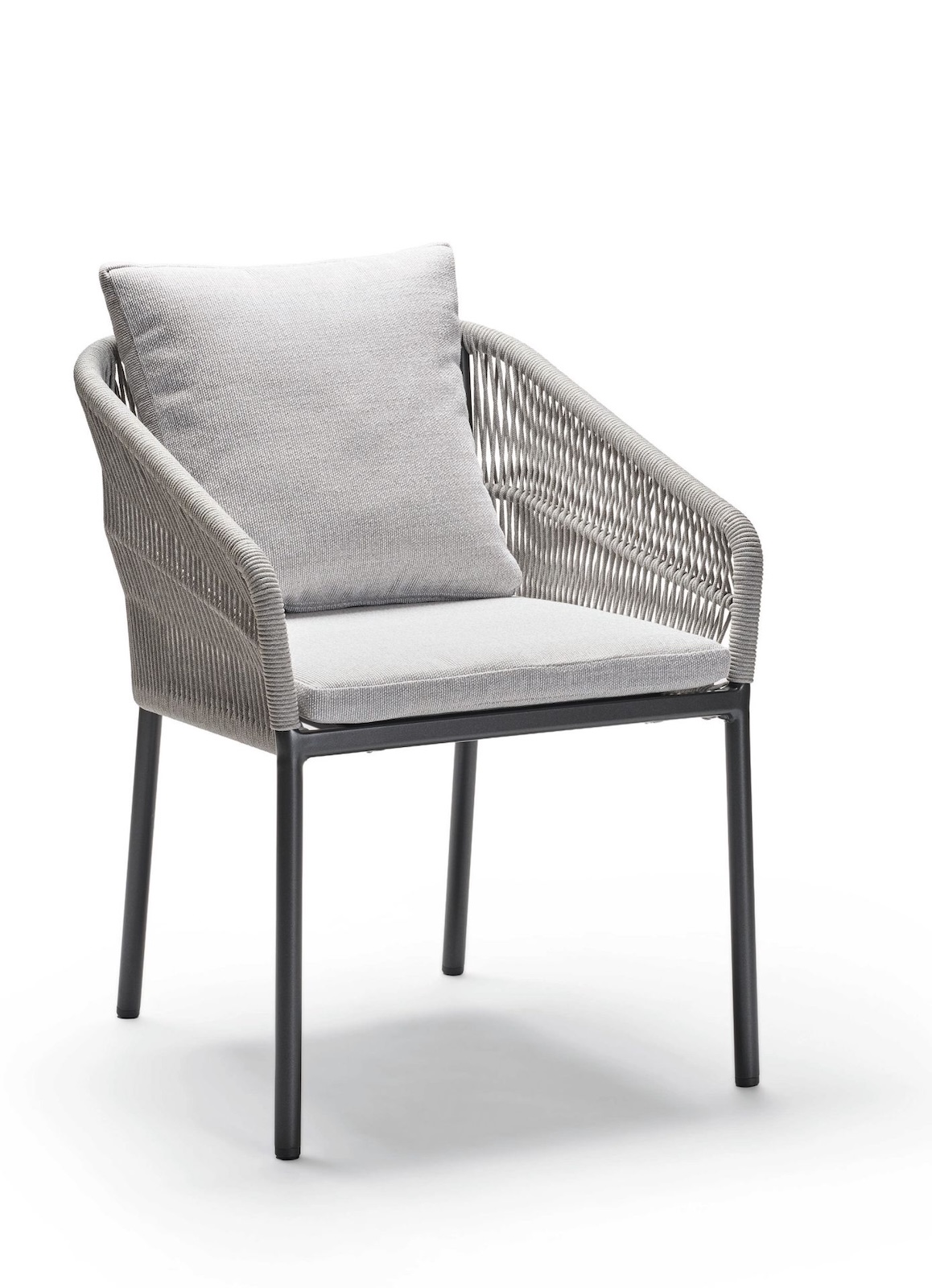 Stern Jella Stapelsessel Gartenstuhl Stapelstuhl Gartensessel mit Kissen Kordel