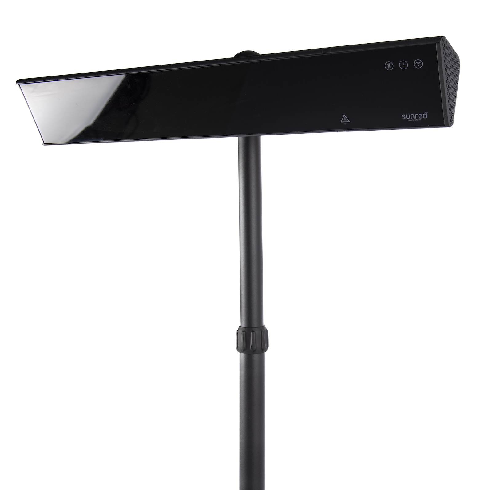 SUNRED® Smart Heater Proglax Gastro Standing Black 2000 W Heizstrahler stehend