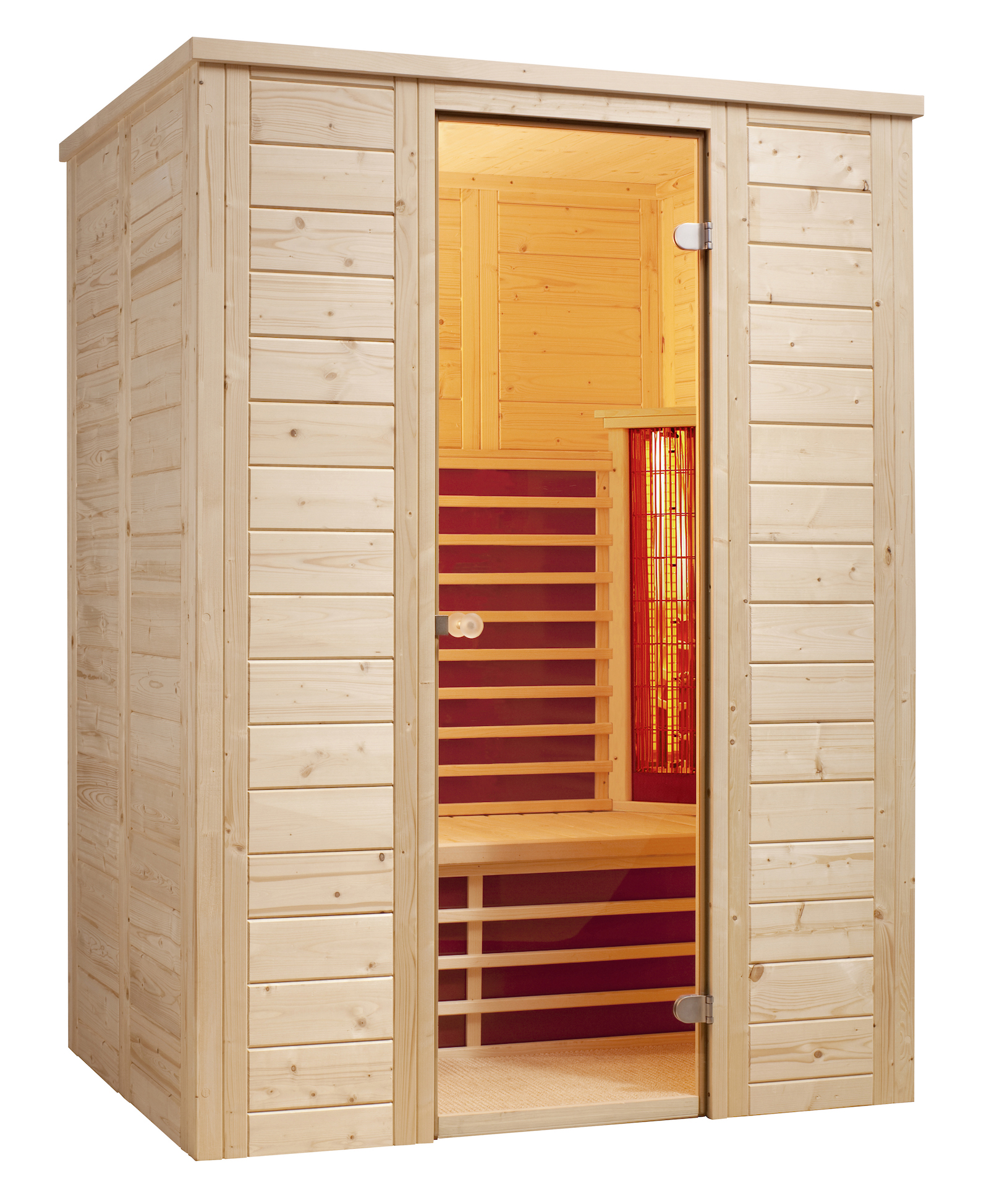 Infraworld Vario Natura 148 Infrarotkabine Infrarotstrahler Flächenheizung 148x100x195 cm