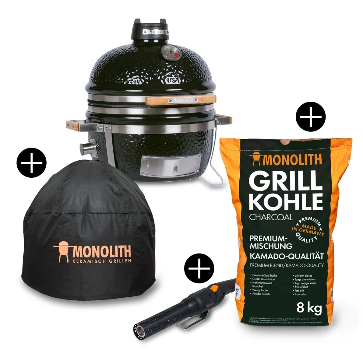 Monolith Starterset ICON Keramikgrill mit Gestell inkl. Zubehör-Starterpaket 102000-START