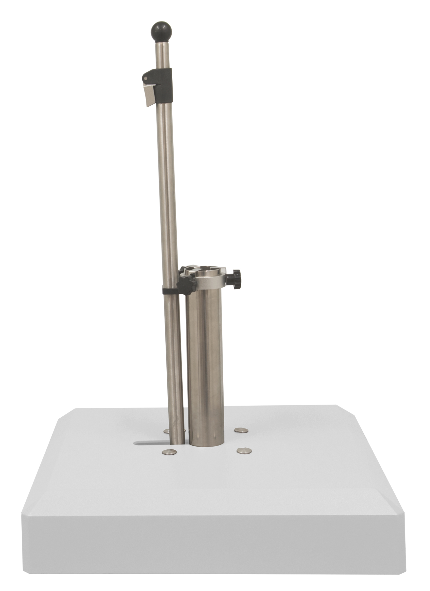 Liro Schirmständer Alu-Vario 50 S mit flexibler Klemmung 55 x 55 cm weiß V1S-50-01