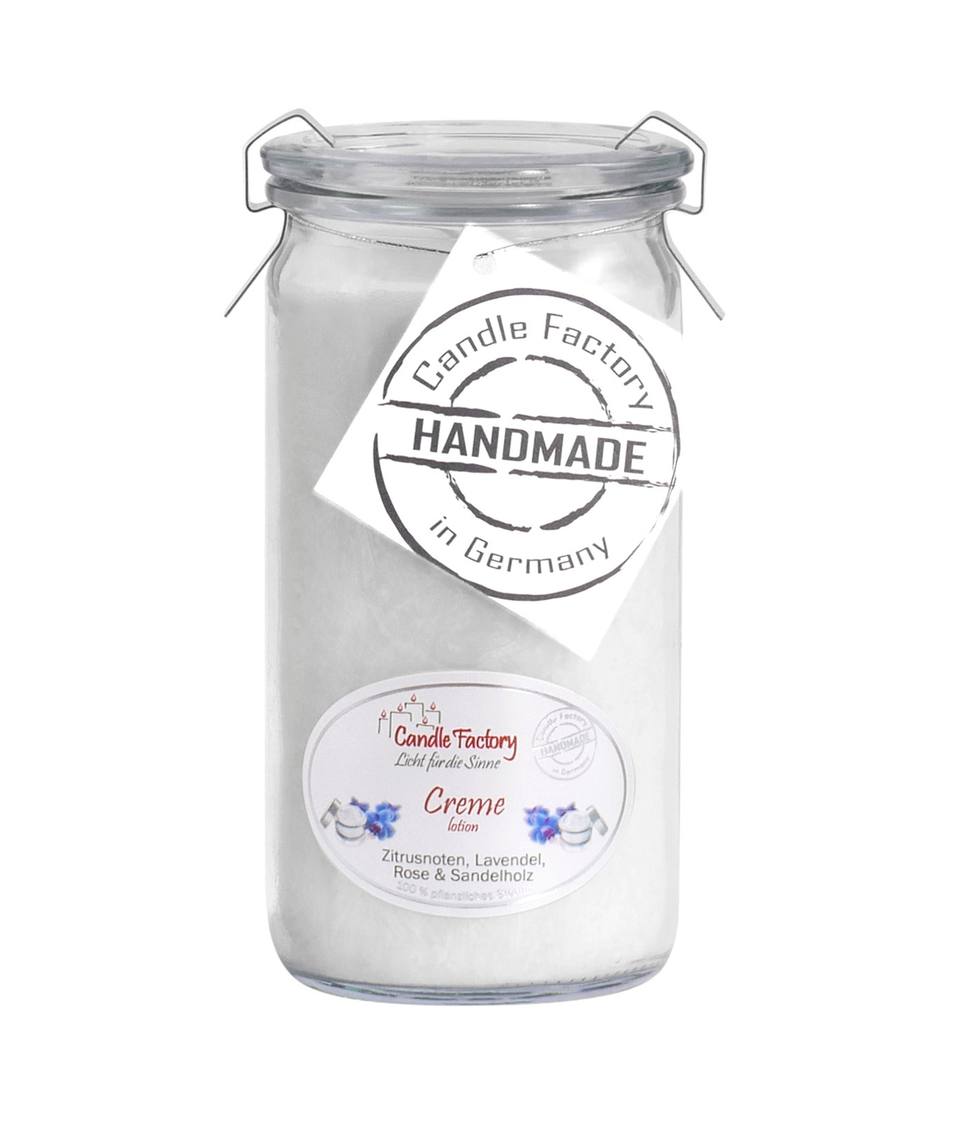 Candle Factory Mini Jumbo Creme Duftkerze Dekokerze 307118