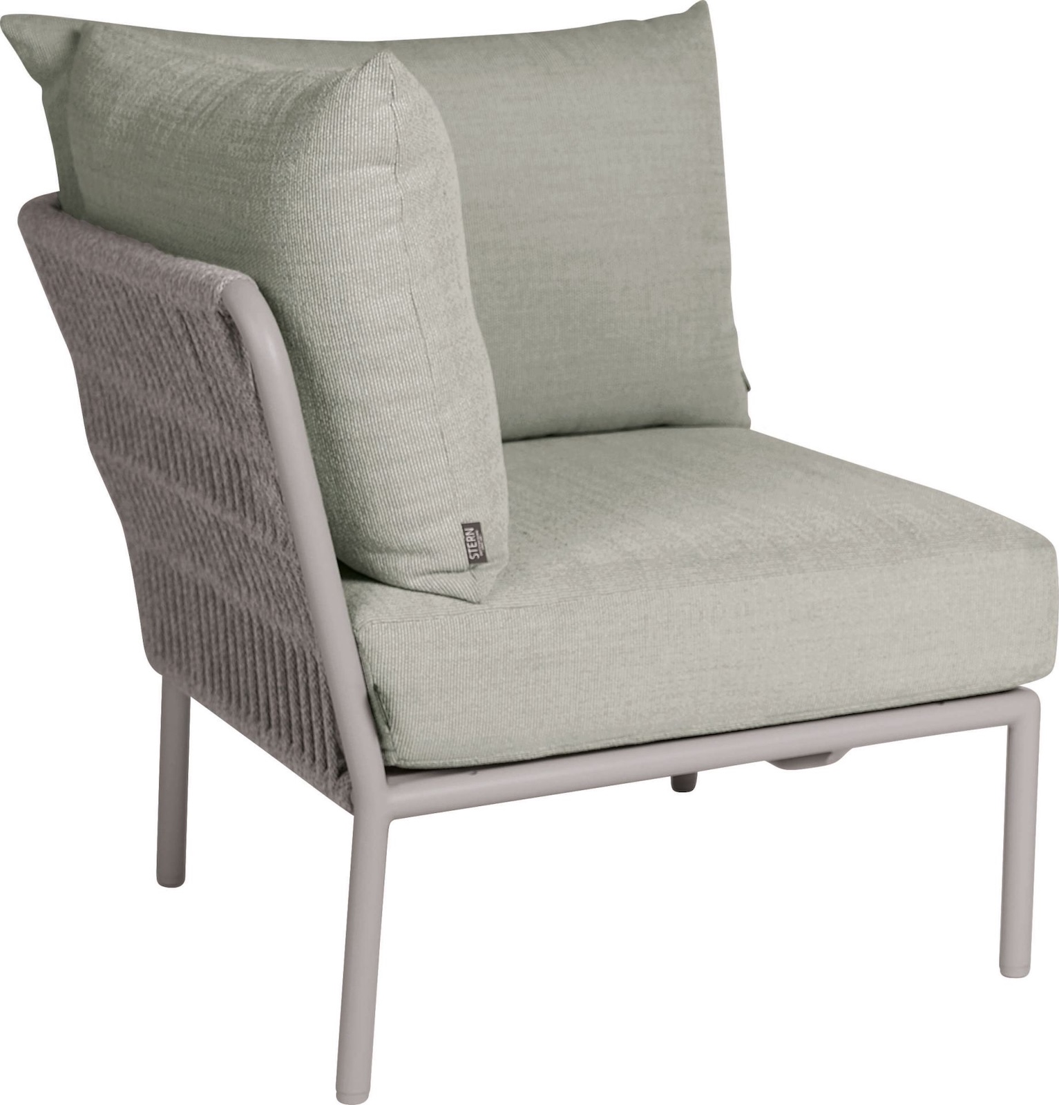 Stern Romy Lounge-Eckelement Lounge-Bank Lounge-Sofa Gartensofa greige/salbei