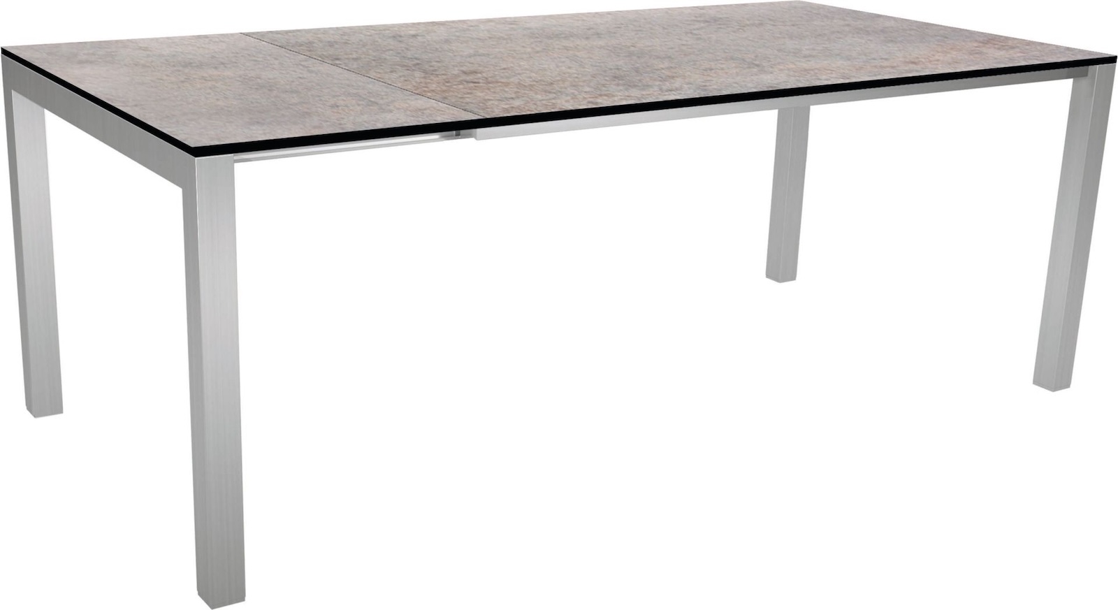 Stern Classic Ausziehtisch Gartentisch Dining-Tisch Edelstahl 160/210x90 cm