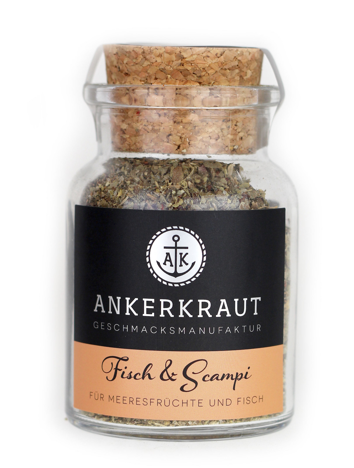 Ankerkraut Fisch & Scampi Gewürz Gewürzmischung im Korkenglas 70 g