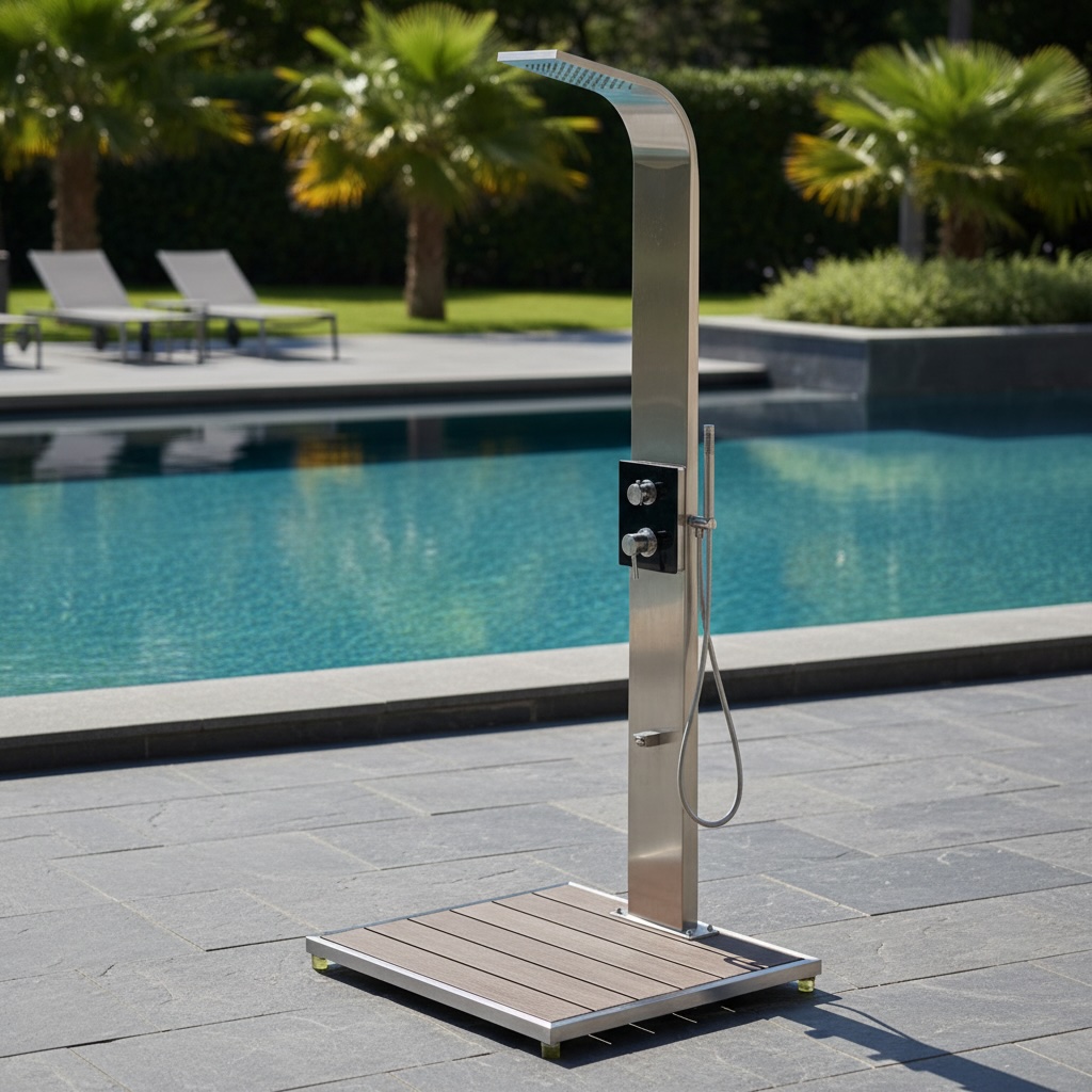 Eichenwald Ideal Außendusche Helena 2.0 Edelstahl V4A 706510