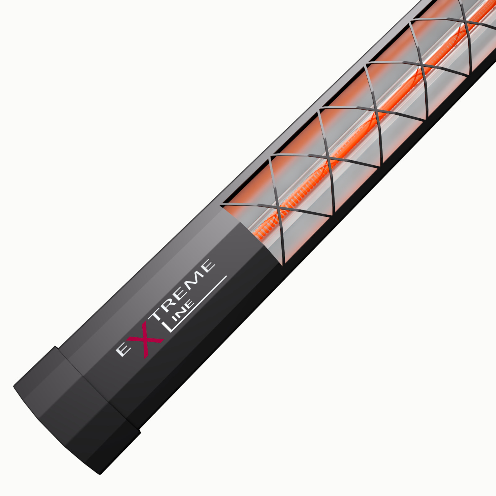ExtremeLine HeatFlare carbon Dunkelgrau Infrarotstrahler 1600 W mit ExRemote 2.0
